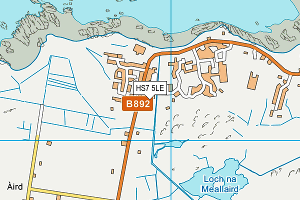 HS7 5LE map - OS VectorMap District (Ordnance Survey)