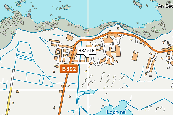 HS7 5LF map - OS VectorMap District (Ordnance Survey)