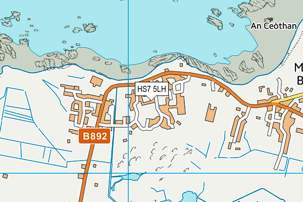 HS7 5LH map - OS VectorMap District (Ordnance Survey)