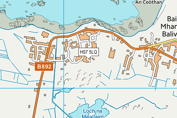 HS7 5LQ map - OS VectorMap District (Ordnance Survey)