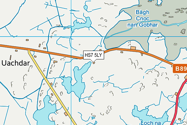 HS7 5LY map - OS VectorMap District (Ordnance Survey)