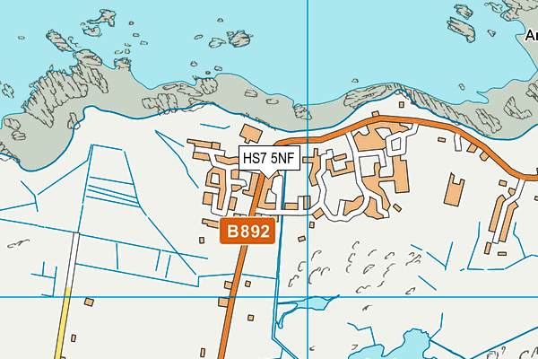 HS7 5NF map - OS VectorMap District (Ordnance Survey)