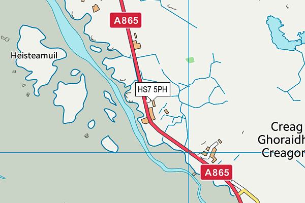 HS7 5PH map - OS VectorMap District (Ordnance Survey)