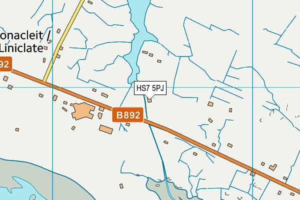 HS7 5PJ map - OS VectorMap District (Ordnance Survey)
