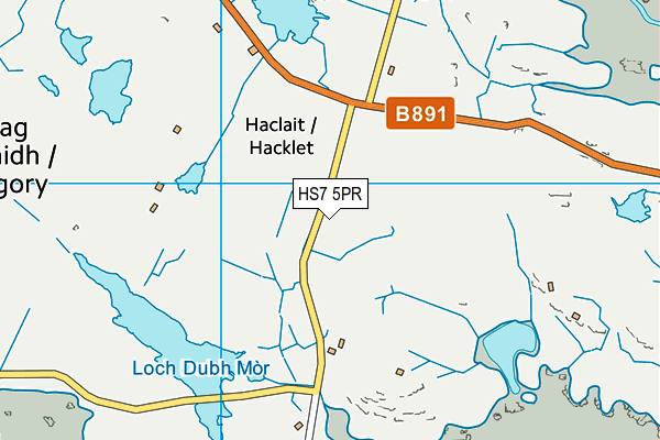 HS7 5PR map - OS VectorMap District (Ordnance Survey)