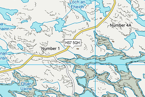 HS7 5QH map - OS VectorMap District (Ordnance Survey)