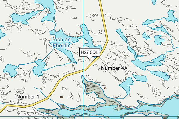 HS7 5QL map - OS VectorMap District (Ordnance Survey)