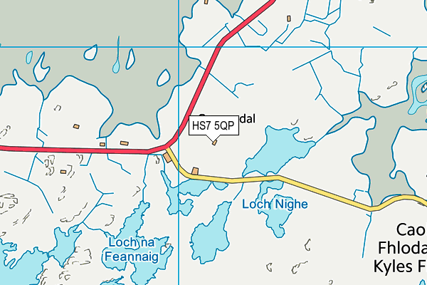 HS7 5QP map - OS VectorMap District (Ordnance Survey)