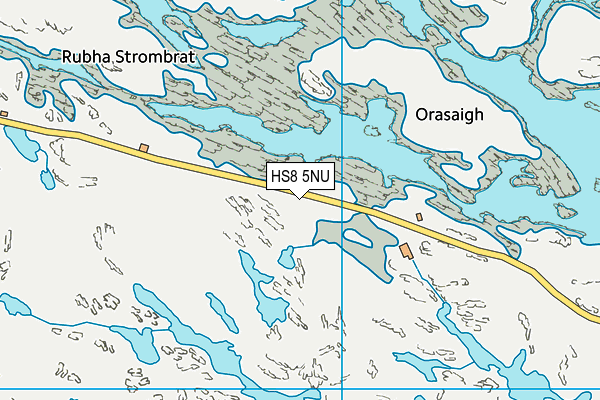 HS8 5NU map - OS VectorMap District (Ordnance Survey)