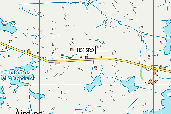HS8 5RQ map - OS VectorMap District (Ordnance Survey)