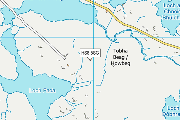 HS8 5SG map - OS VectorMap District (Ordnance Survey)