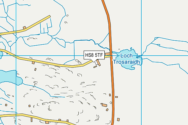 HS8 5TF map - OS VectorMap District (Ordnance Survey)