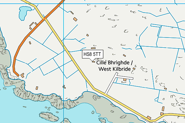 HS8 5TT map - OS VectorMap District (Ordnance Survey)
