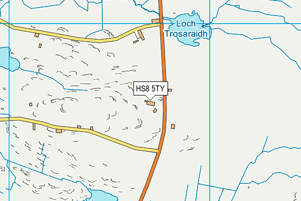 HS8 5TY map - OS VectorMap District (Ordnance Survey)