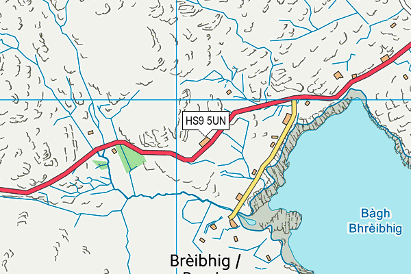 HS9 5UN map - OS VectorMap District (Ordnance Survey)