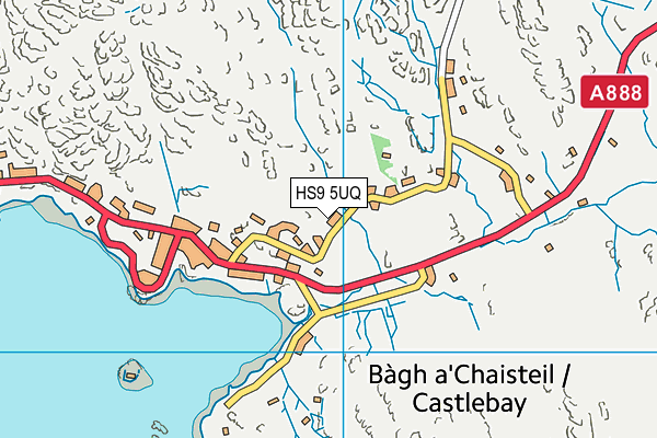 HS9 5UQ map - OS VectorMap District (Ordnance Survey)