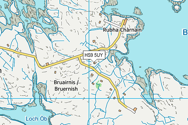 HS9 5UY map - OS VectorMap District (Ordnance Survey)