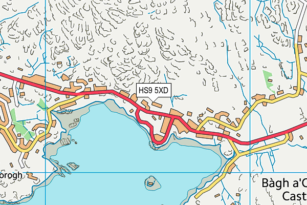 HS9 5XD map - OS VectorMap District (Ordnance Survey)