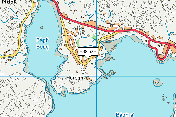 HS9 5XE map - OS VectorMap District (Ordnance Survey)