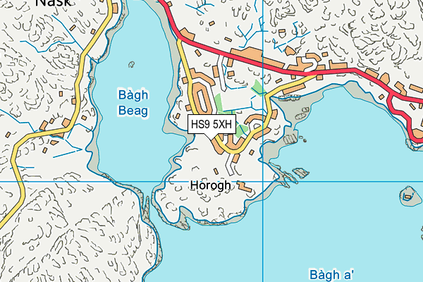 HS9 5XH map - OS VectorMap District (Ordnance Survey)