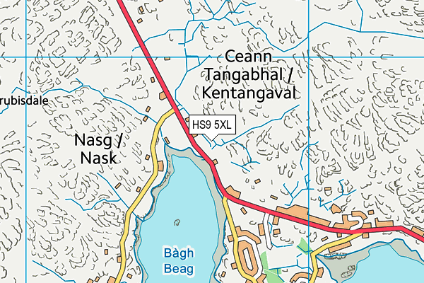 HS9 5XL map - OS VectorMap District (Ordnance Survey)