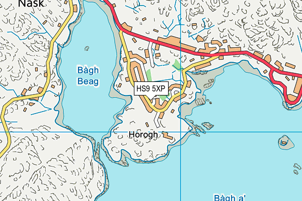 HS9 5XP map - OS VectorMap District (Ordnance Survey)