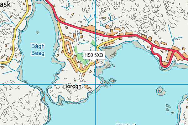 HS9 5XQ map - OS VectorMap District (Ordnance Survey)