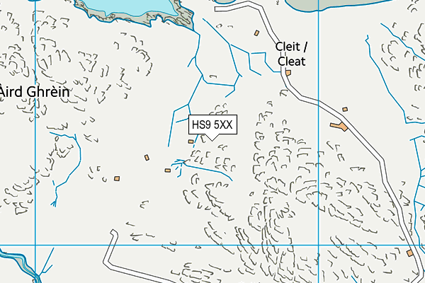 HS9 5XX map - OS VectorMap District (Ordnance Survey)