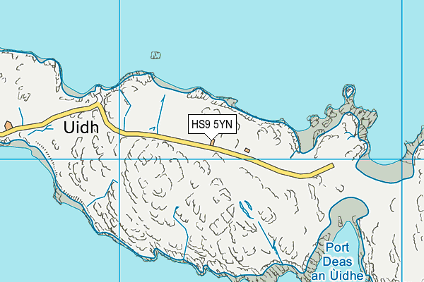 HS9 5YN map - OS VectorMap District (Ordnance Survey)