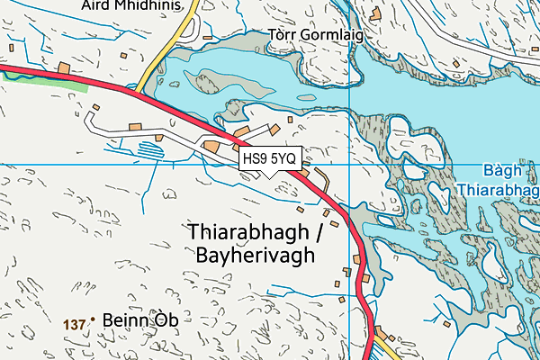 HS9 5YQ map - OS VectorMap District (Ordnance Survey)