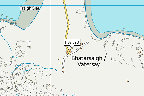 HS9 5YU map - OS VectorMap District (Ordnance Survey)