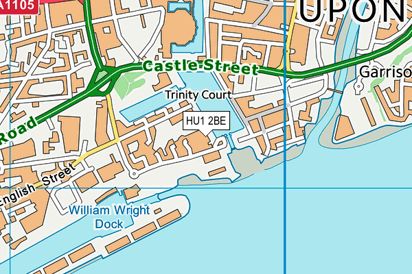 Map of ALL SAINTS MEWS (PRESTON) LIMITED at district scale