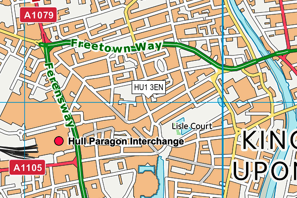 Map of BYLOUIE HAIR AND MAKEUP LTD at district scale