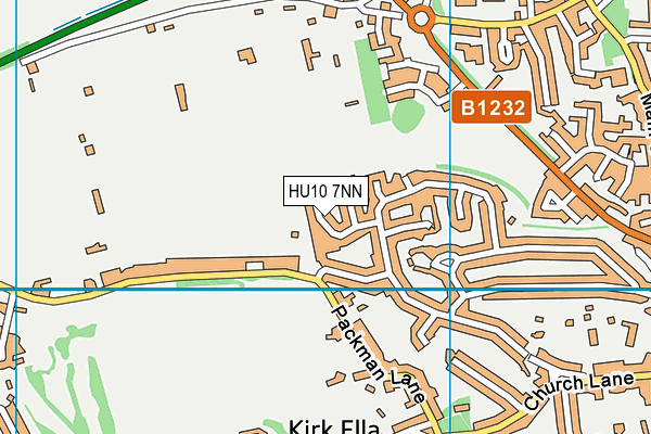 HU10 7NN map - OS VectorMap District (Ordnance Survey)