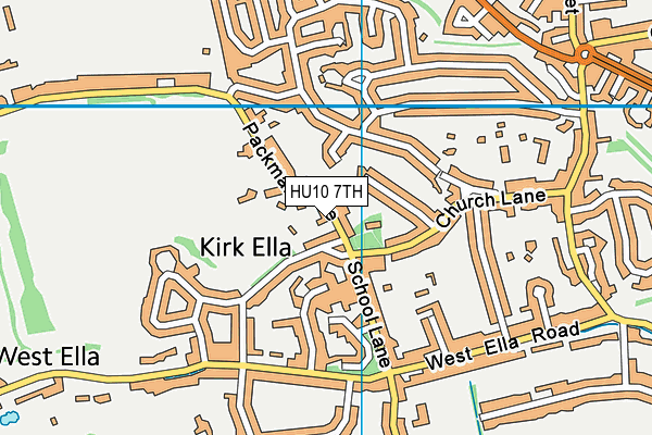 Map of KIRK ELLA PROPERTIES LIMITED at district scale