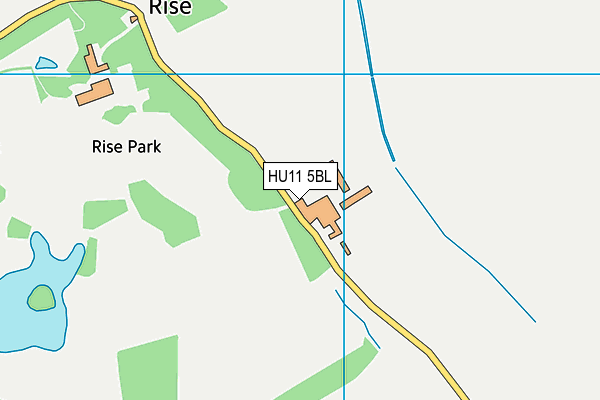 HU11 5BL map - OS VectorMap District (Ordnance Survey)