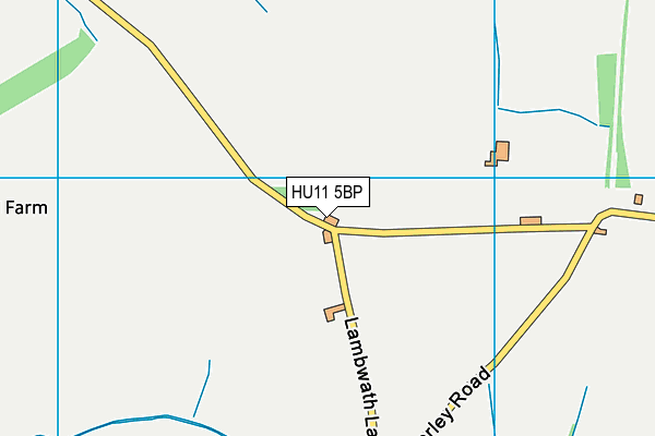 HU11 5BP map - OS VectorMap District (Ordnance Survey)