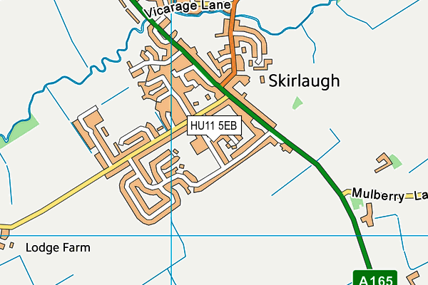 Skirlaugh Church of England Voluntary Controlled Primary School map (HU11 5EB) - OS VectorMap District (Ordnance Survey)