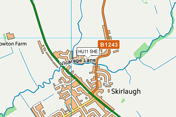 Map of KEMP BUILDERS SKIRLAUGH LIMITED at district scale
