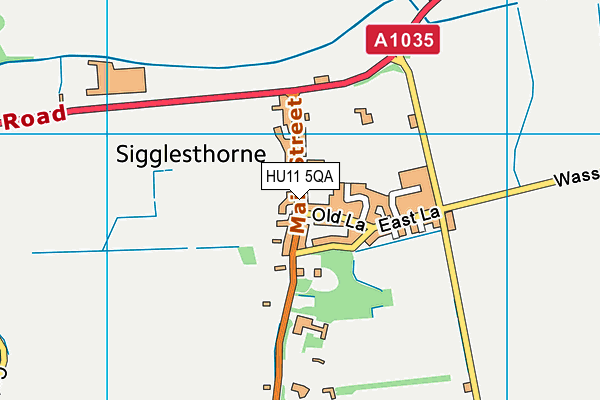 Sigglesthorne Church of England Primary Academy map (HU11 5QA) - OS VectorMap District (Ordnance Survey)