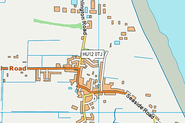 HU12 0TJ map - OS VectorMap District (Ordnance Survey)