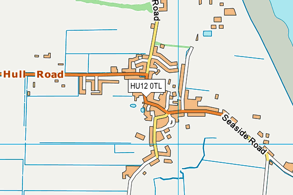 HU12 0TL map - OS VectorMap District (Ordnance Survey)
