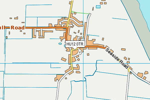 HU12 0TR map - OS VectorMap District (Ordnance Survey)