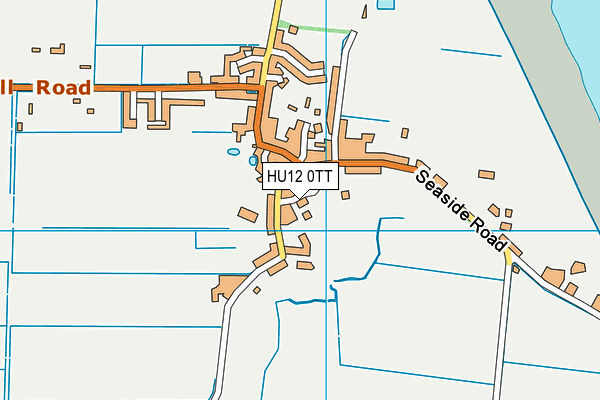 HU12 0TT map - OS VectorMap District (Ordnance Survey)