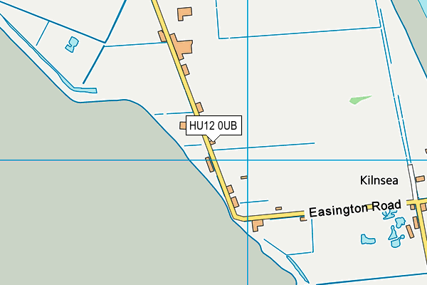 HU12 0UB map - OS VectorMap District (Ordnance Survey)