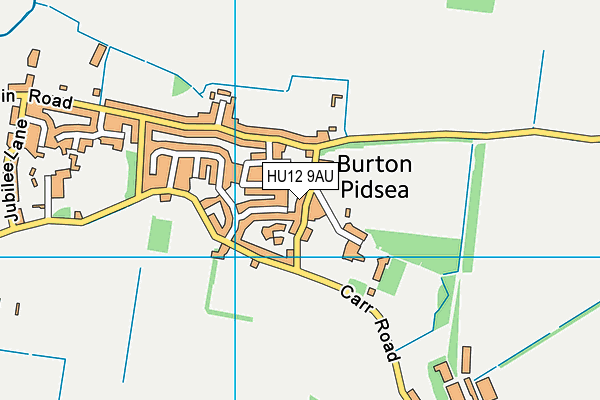 Burton Pidsea Primary School map (HU12 9AU) - OS VectorMap District (Ordnance Survey)