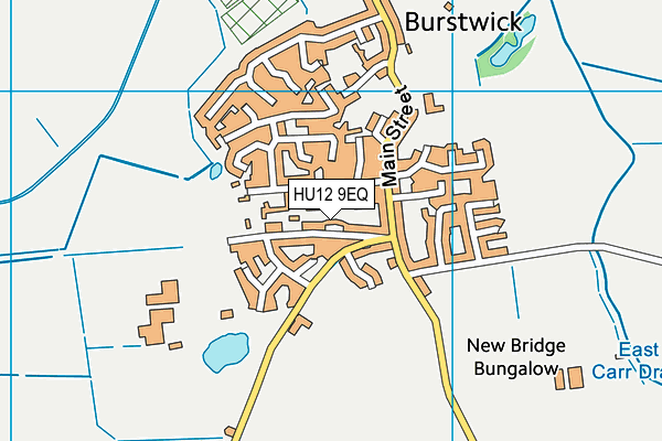 HU12 9EQ map - OS VectorMap District (Ordnance Survey)