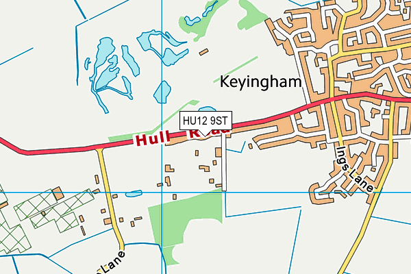 Map of EAST END NURSERIES (KEYINGHAM) LIMITED at district scale