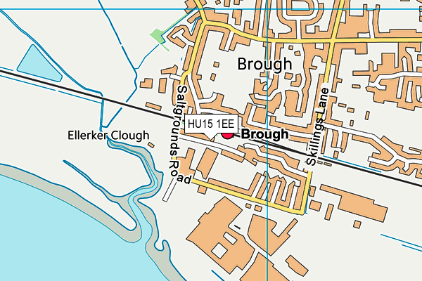 HU15 1EE map - OS VectorMap District (Ordnance Survey)