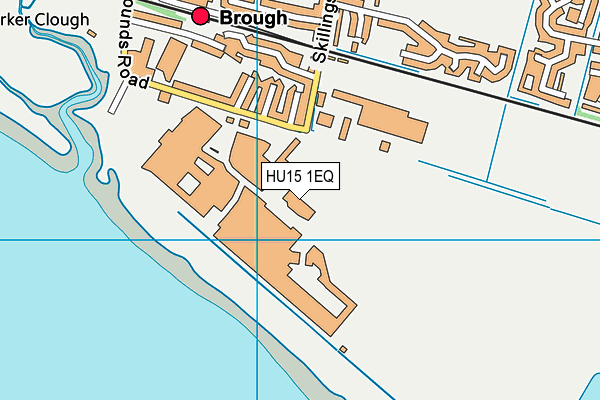 HU15 1EQ map - OS VectorMap District (Ordnance Survey)